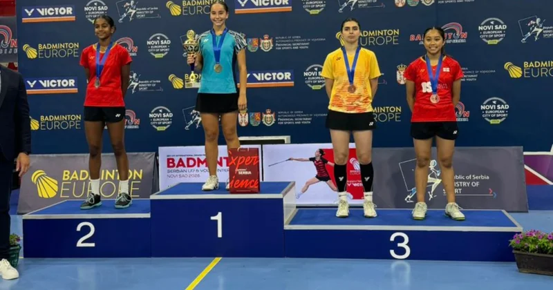 Badmintonçumuz Leyla Camalzadə Serbiyada bürünc medal qazanıb FOTO