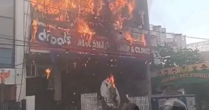 Hindistanda hazırlıq mərkəzində yanğında azı 13 nəfər ölüb