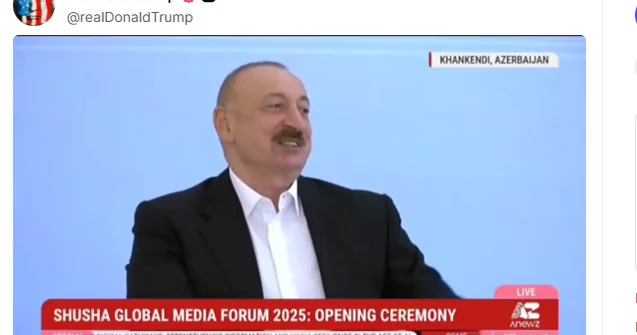 Əliyev danışdı, Tramp paylaşdı Xankəndidən Vaşinqtona gedən səs