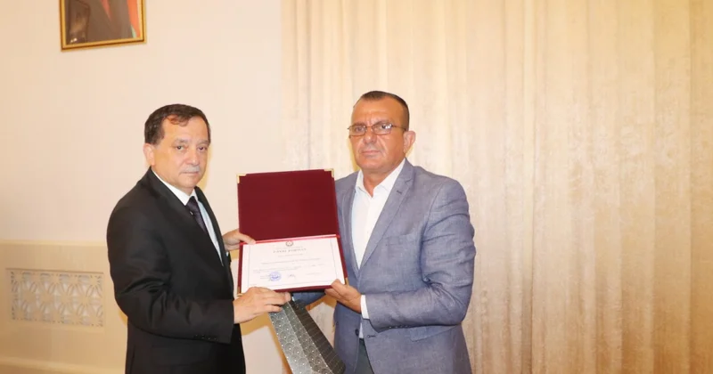 Rəcəb Babaşov bir qrup jurnalisti təltif etdi FOTOLAR