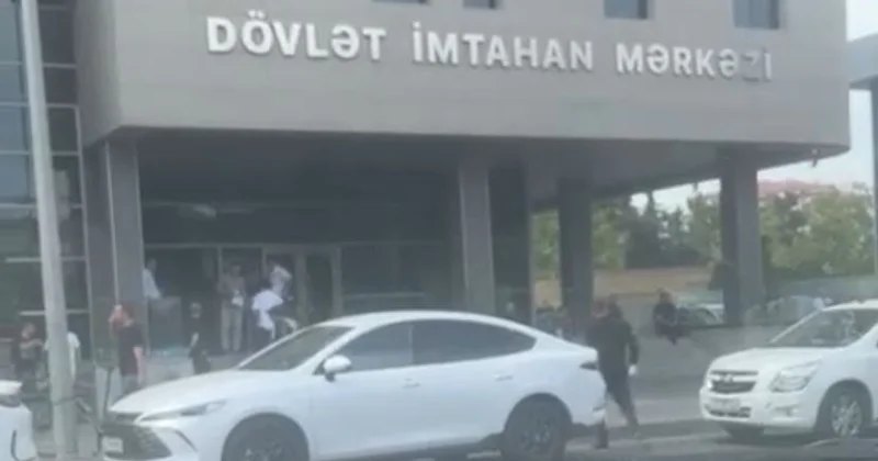İmtahan verməyə gələn taksi sürücüləri sakinləri narahat edir? ŞİKAYƏT
