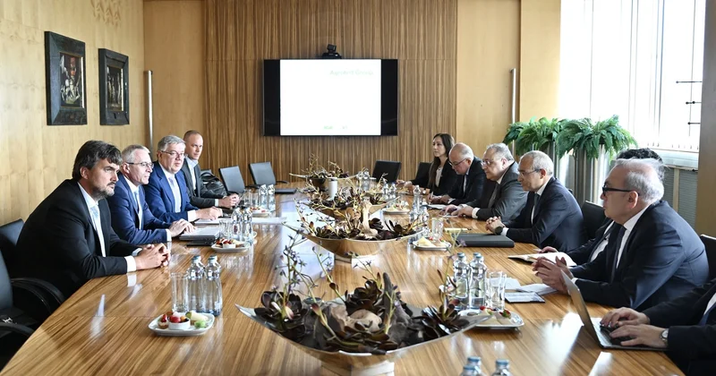 Mikayıl Cabbarov Agrofert şirkətinin sədr müavini Petr Sinqr ilə görüşüb