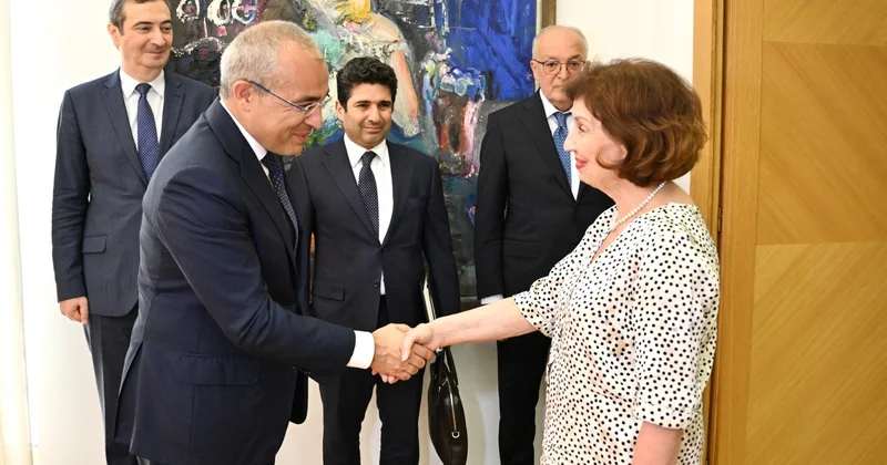 İqtisadiyyat naziri Şimali Makedoniyaya işgüzar səfər edib