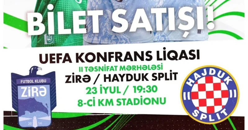 Zirə Hayduk matçı üçün satılan biletlərin sayı açıqlandı