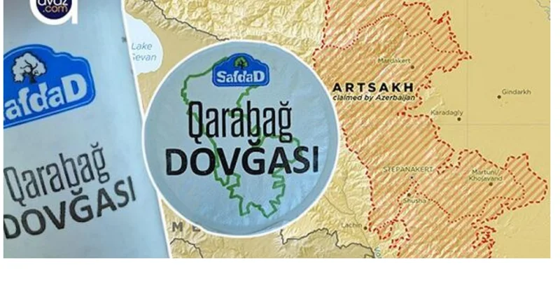 “Qarabağ” dovğasının üzərinə seperatçıların xəritəsi… FOTO
