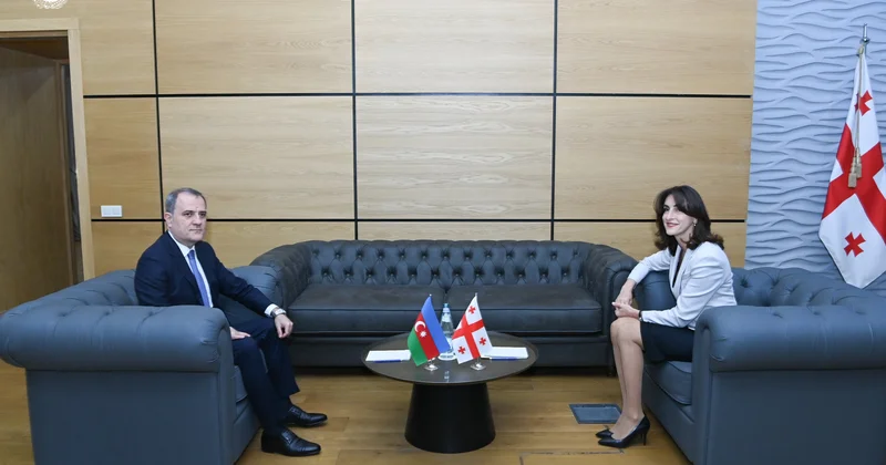 Azərbaycan və Gürcüstan XİN rəhbərləri regional məsələləri müzakirə edir VİDEO YENİLƏNİB