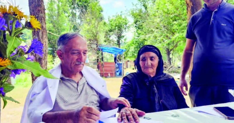 Laçında səyyar tibbi müayinə