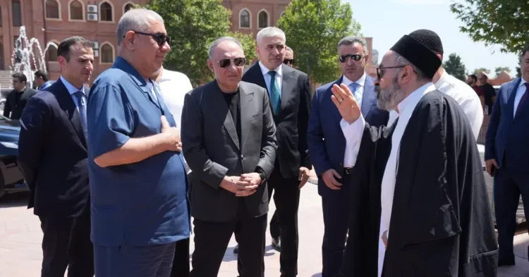 Özbəkistan Baş prokuroru Kəlbəcər və Gəncədə oldu FOTO
