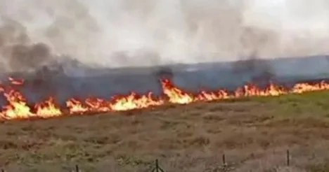 Ağdamda yanğın olan ərazidə mina partlayışları müşahidə olunur