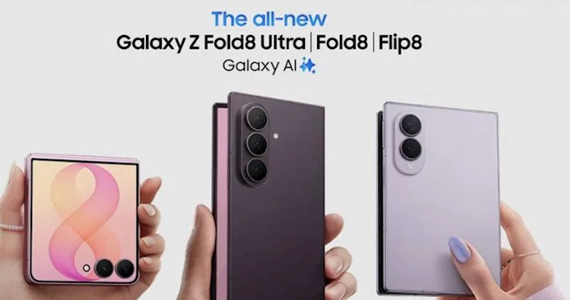 “Samsung” qatlana bilən smartfonlarını təqdim etdi