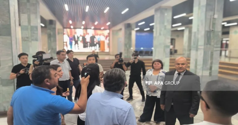 Azərbaycanlı jurnalistlər Qırğızıstanın aparıcı dövlət media korporasiyasının işi ilə tanış olublar FOTO