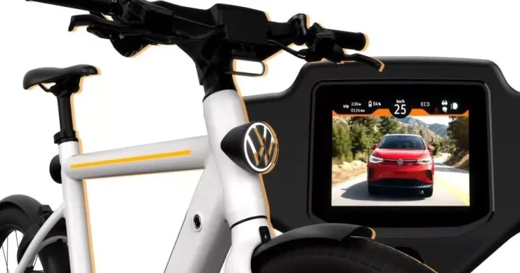 “Volkswagen” radar və ağıllı eynəklə təchiz edilmiş elektrik velosipedini təqdim etdi