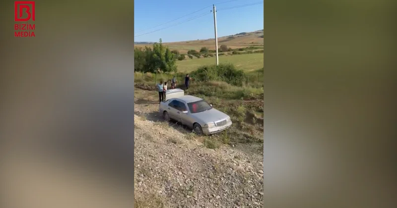 İsmayıllı yolunda AĞIR QƏZA Avtomobil dərəyə yuvarlandı VİDEO