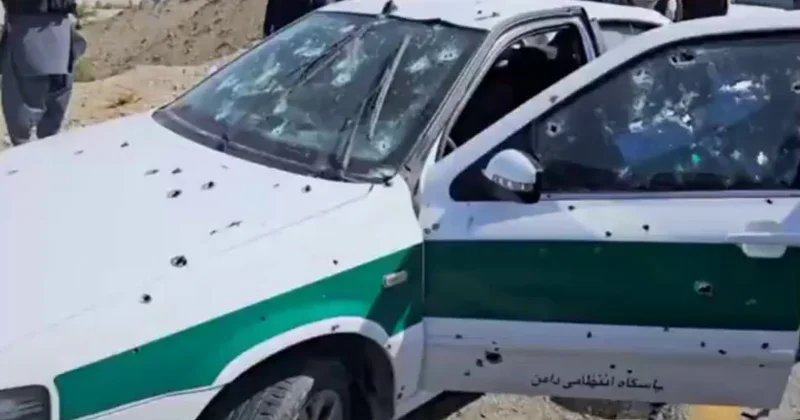 İranda polis avtomobillərinə HÜCUM Ölənlər var VİDEO