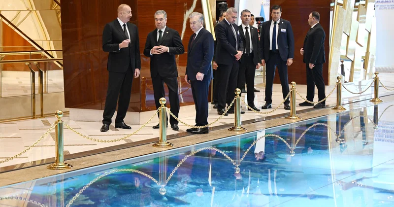 Əliyev Bölgədə yeni, əməkdaşlıq formatı yaradılır dedi, Özbəkistan lideri yeni təkliflər verdi: Xəzər və Zəngəzurda...