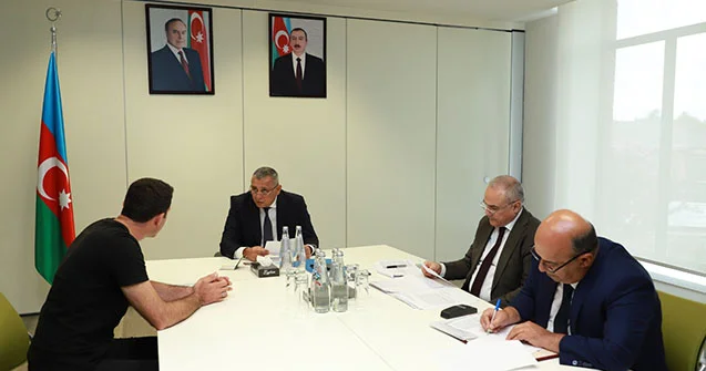 Xidmət rəisi Qaxda qəbul keçirdi Foto