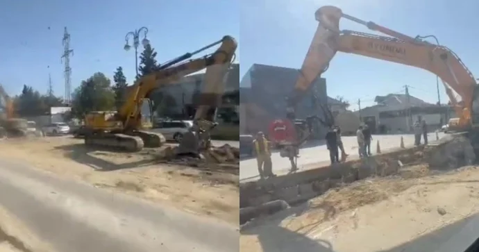 Binəqədidə yolakı təmir işləri aylardır davam edir: Avtomobillər üçün alternativ yoxdur VİDEO