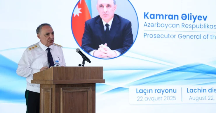 Kamran Əliyevin Laçın konfransında çıxışı FOTO