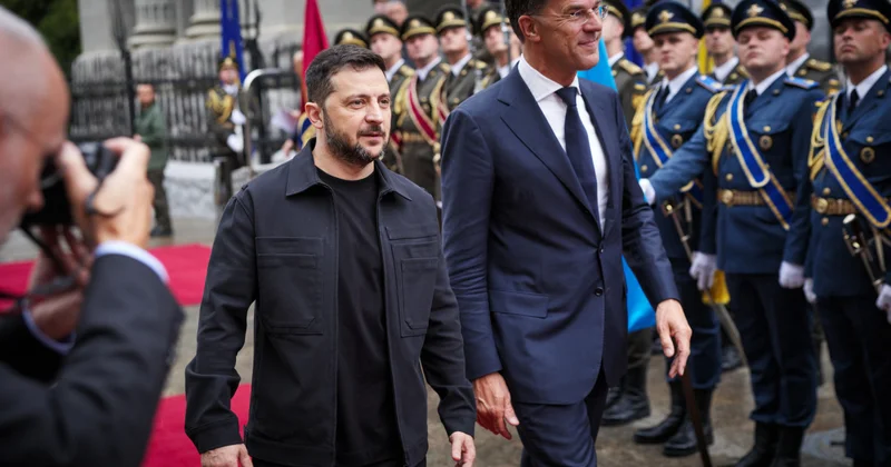 Генсек НАТО Марк Рютте посетил Украину и встретился с Зеленским