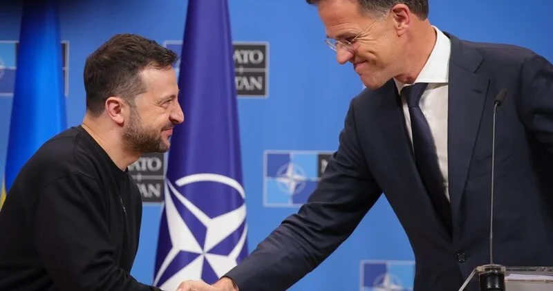 Zelenski Kiyevdə NATO nun baş katibi ilə görüşüb