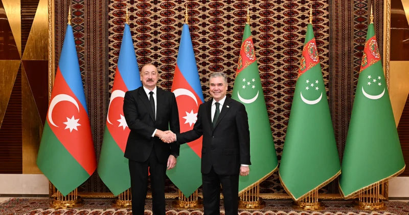Azərbaycan Prezidenti İlham Əliyevin Türkmənistan Xalq Məsləhətinin sədri ilə təkbətək görüşü başlayıb YENİLƏNƏCƏK