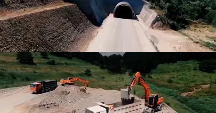 Kəlbəcərlə Laçın arasında MƏSAFƏ QISALIR: Yeni yoldan GÖRÜNTÜLƏR