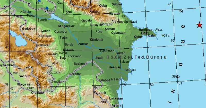 SON DƏQİQƏ! Xəzərdə zəlzələ baş verdi