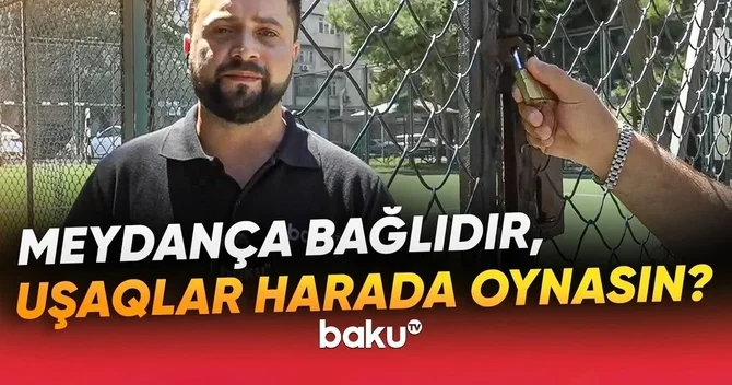 Xətai rayonunda stadion problemi: Uşaqlar avtodayanacaqda oynamağa məcburdur