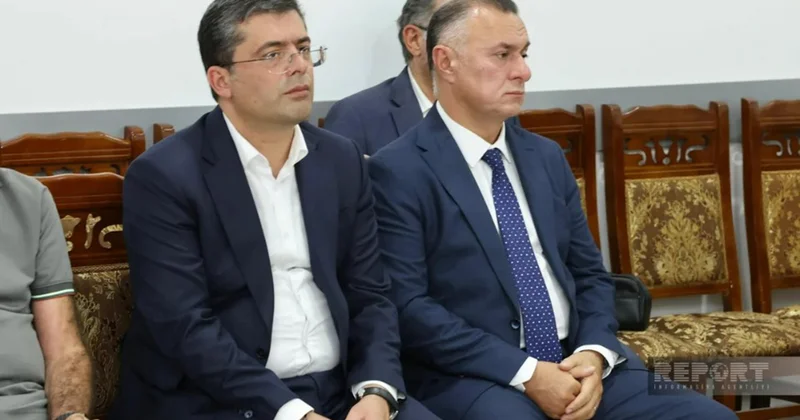 Teymur Musayevlə Əhməd İsmayılov Nurani ilə vida mərasimində Fotolar