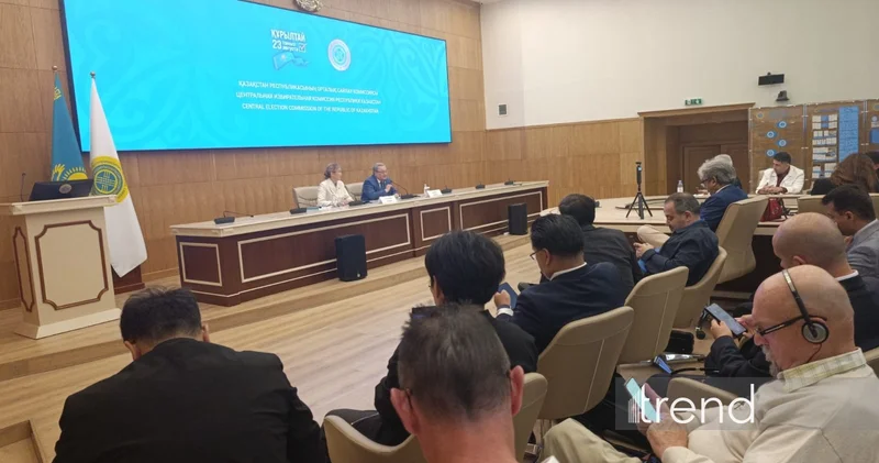 ЦИК Казахстана провел брифинг для СМИ перед выборами депутатов Курултая (ФОТО)