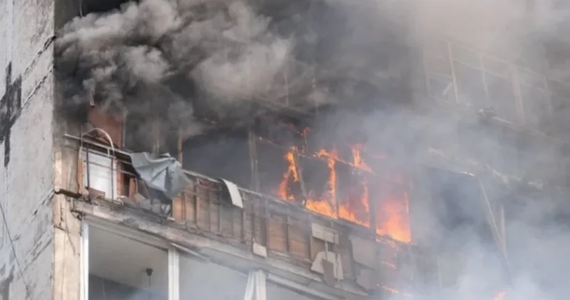 Rusiya Zaporojyeyə yeddi zərbə endirib, 3 nəfər ölüb