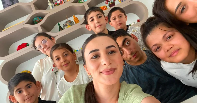Şəmkirdə uşaqlara xüsusi dəstək FOTO