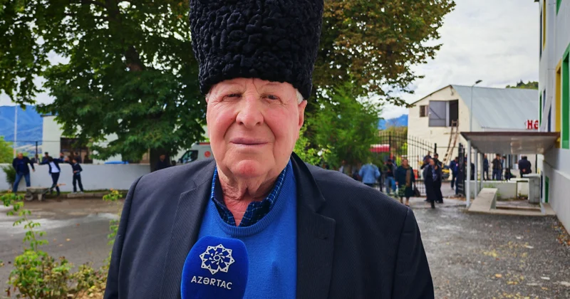 Ağdərə sakini: Yurdumuza qayıdıb Vətən torpağına baş əydiymizə görə çox sevinirəm