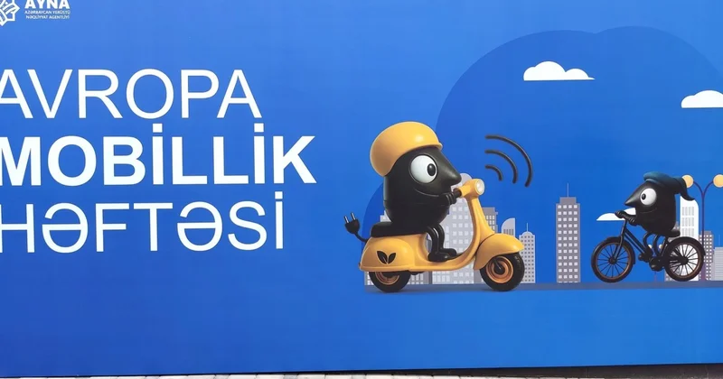 Bakı şəhərində “Avropa Mobillik Həftəsi” çərçivəsində E bike avadanlığı ilə enerji yaratmaq imkanı təqdim olunub FOTO