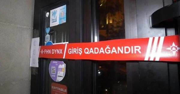 Bakıda bu gecə klubu da bağlandı Video