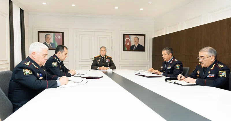 Daxili İşlər Nazirliyində əməliyyat müşavirəsi keçirildi Foto
