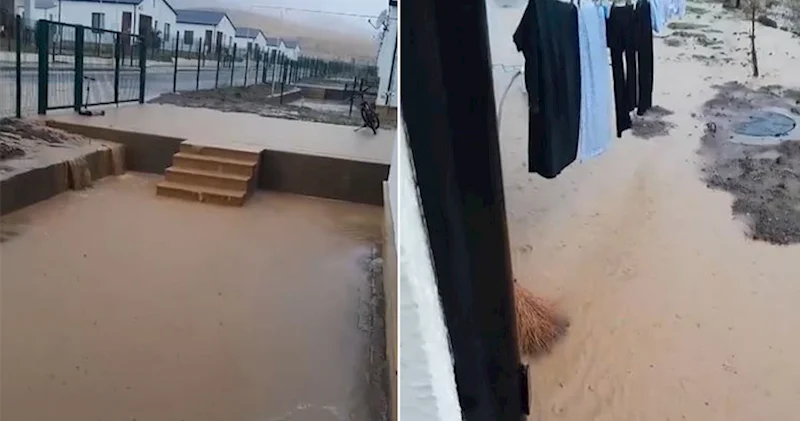 Xıdırlı sakini: “Biraz yağış yağan kimi sel evi aparır” Video