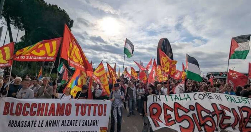 İtaliyada Qəzzaya dəstək üçün aksiyalar keçirilir