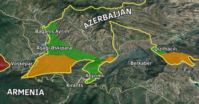 Anklav kəndlər belə qaytarılacaq: Azərbaycan bu xəritədən istifadə edəcək MÜSAHİBƏ