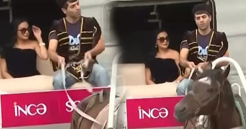 Verilişə faytonla gəldi