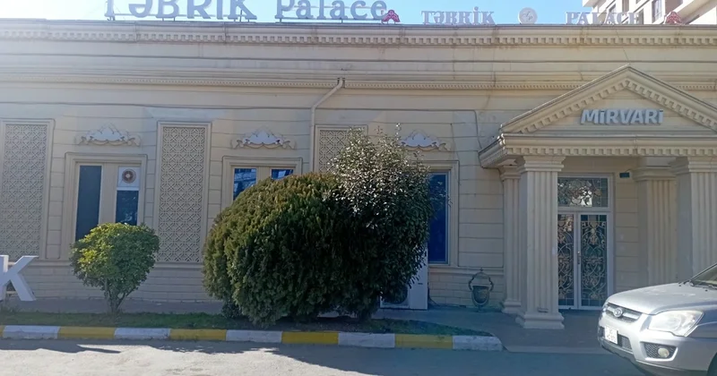 Bakıda şadlıq sarayında yanğın baş verib