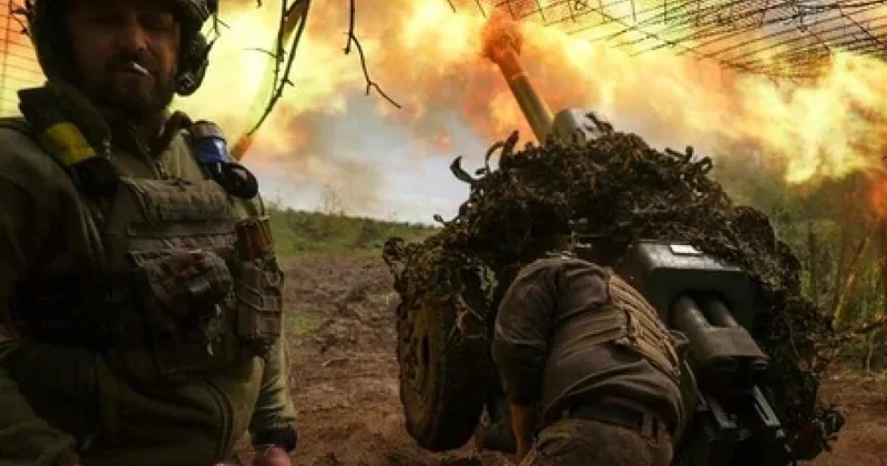 Ожесточенные бои на российско украинском фронте
