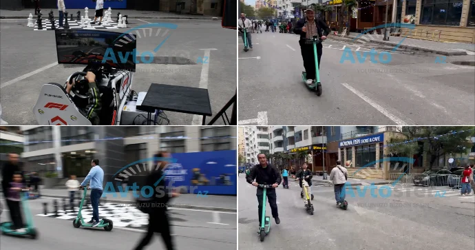 Bakıda “Avtomobilsiz Gün” başa çatdı VİDEO