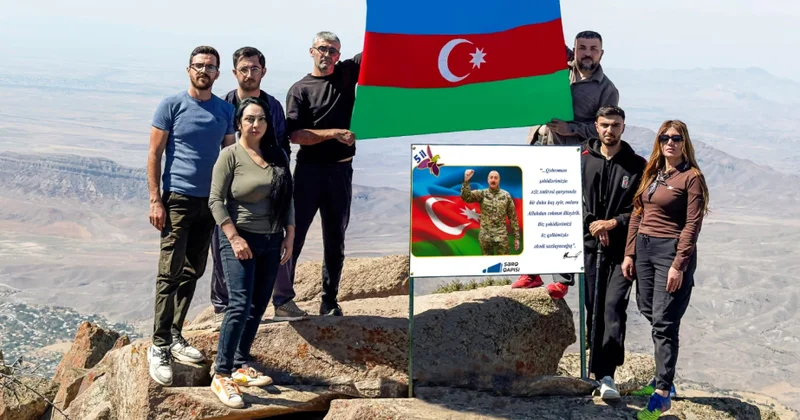 “Şərq qapısı” qəzetinin əməkdaşları Haçadağa yürüş ediblər