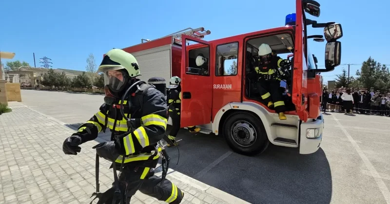 Bakıda güclü yanğın: 25 nəfər təxliyə edilib