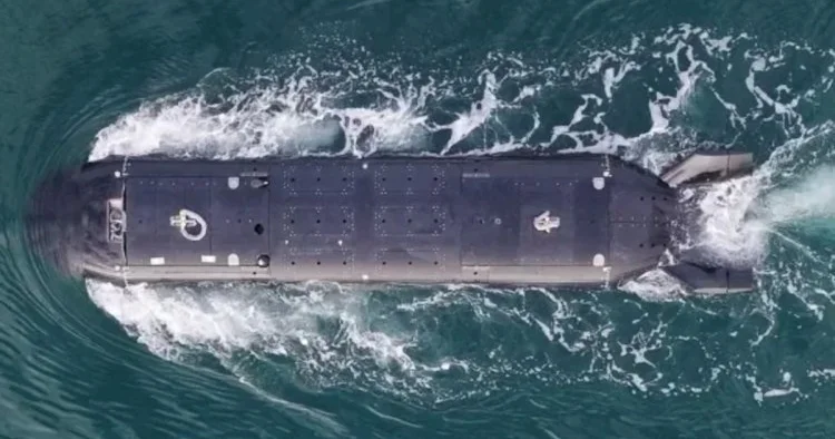 Sualtı drondan torpeda buraxıldı KONKRET