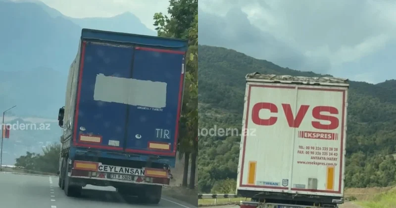 Zəngəzur dəhlizi açılıb? Gorus Qafan yolunda türk TIR ları GÖRÜNTÜ