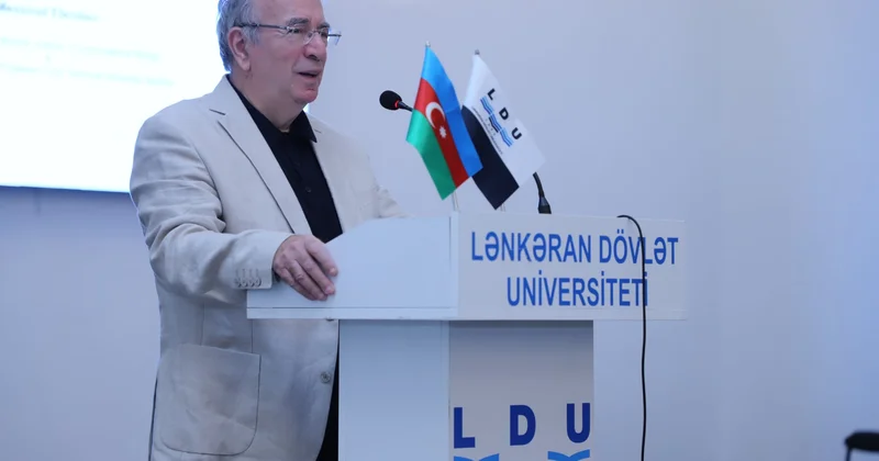 Dünya şöhrətli riyaziyyatçı Lənkəran Dövlət Universitetində olub