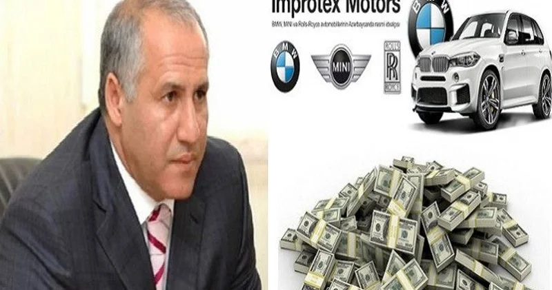 Keçmiş nazirə 3900 manatlıq sifariş