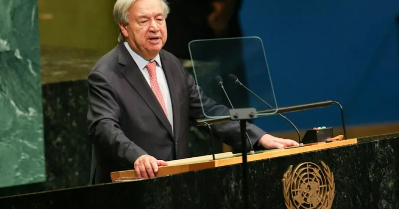 Antonio Quterreş Yaxın Şərqdə atəşkəsə və humanitar yardımları bərpa etməyə çağırıb